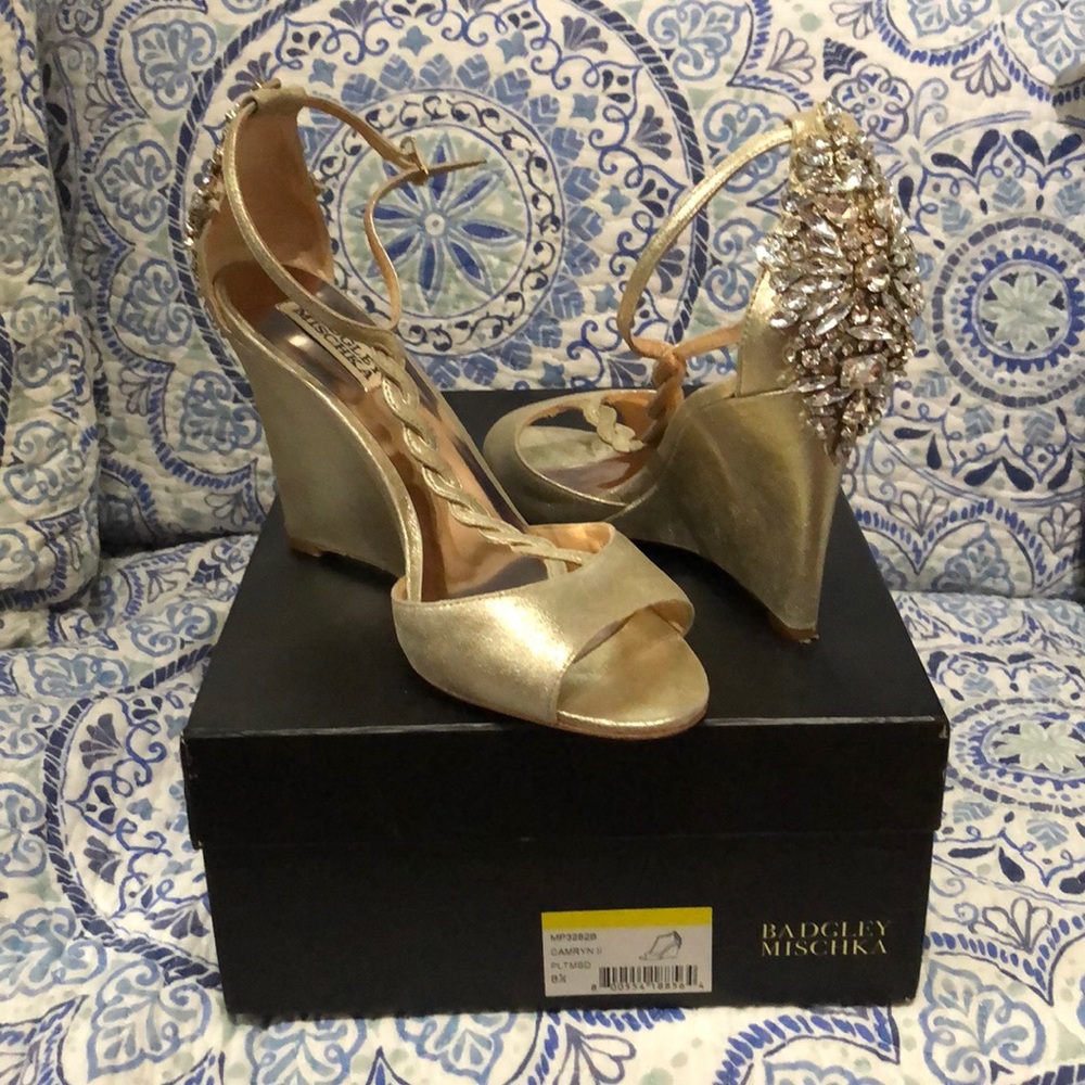 Badgley Mischka Wedges Camryn II Heels Sandals
